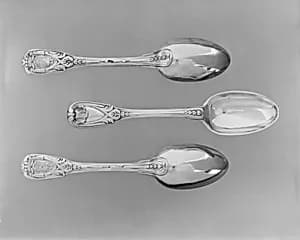 Set of six spoons by Jacques Anthiaume
