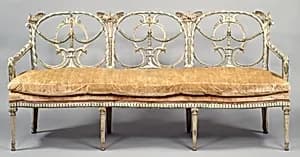 Settee (part of a set) by Unknown Artist