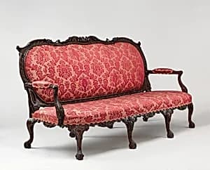 Settee (part of a set) by Unknown Artist