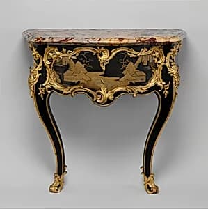 Side table (commode en console) by Bernard II van Risenburgh