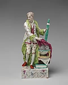 Sir Isaac Newton (1642–1727) (one of a pair) by Ralph Wood the Younger
