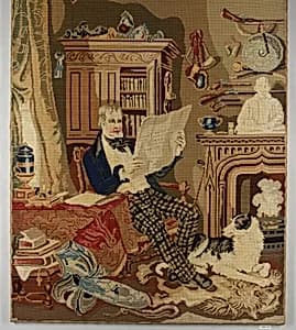 Sir Walter Scott at Abbotsford by Unknown Artist