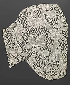 Sleeve fragment of bobbin lace by Unknown Artist