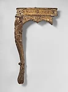Small table leg by Unknown Artist