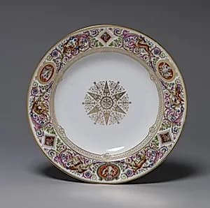 Soup plate by Sèvres Manufactory|Jean-Charles François Leloy|Antoine-Louis Bouvrain