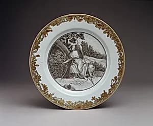 Soup plate by Unknown Artist