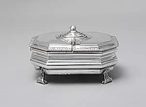 Spice box with grater by Nicolas II Boullet