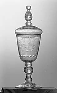 Standing cup with cover by Unknown Artist