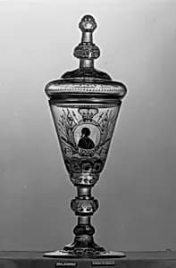 Standing cup with cover by Unknown Artist