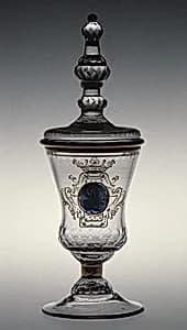 Standing cup with cover by Unknown Artist
