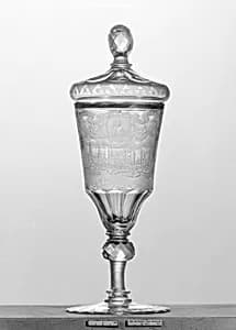 Standing cup with cover by Unknown Artist