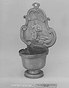 Standing or hanging bénitier by Unknown Artist