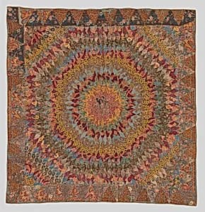 Star of Jerusalem Quilt by Unknown Artist