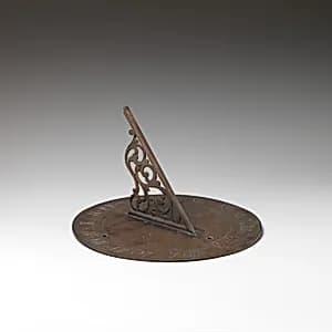 Stationary horizontal sundial by Thomas Pipe