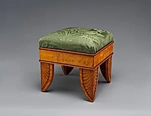 Stool (tabouret) by Friedrich Gilly