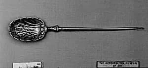 Strainer spoon by Unknown Artist