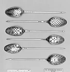 Strainer spoon by Unknown Artist