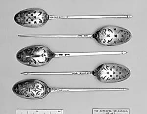 Strainer spoon by Unknown Artist