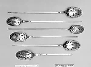 Strainer spoon by Unknown Artist