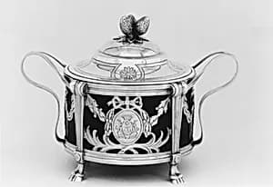 Sugar bowl by Pierre Benardié (or Berardier)