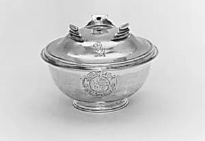 Sugar bowl with cover by William Bellassyse