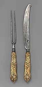 Table knife and fork by Unknown Artist