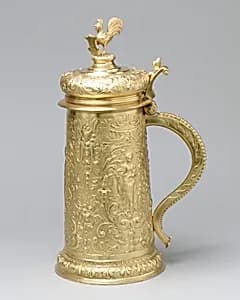 Tankard with cover by Unknown Artist
