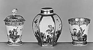 Tea caddy by Meissen Manufactory