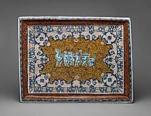 Tea tray (Plateau) by Pierre Brebiette