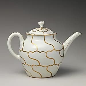 Teapot (part of a service) by Worcester factory
