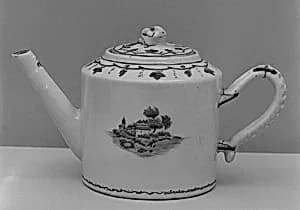 Teapot with cover and stand by Unknown Artist