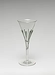 Tear wine glass by Harry Powell|James Powell and Sons|Whitefriars Glassworks