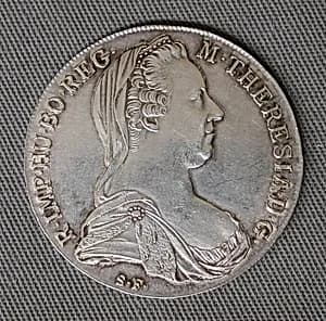 Thaler of Empress Maria Theresa by Günzburg Mint