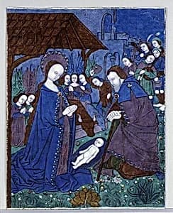 The Adoration of the Shepherds by Workshop of the Master of the High Foreheads