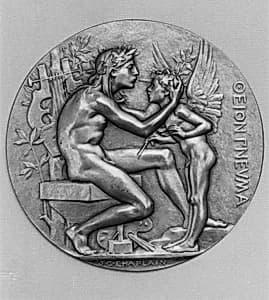 The Inspiration of Genius by Jules-Clément Chaplain