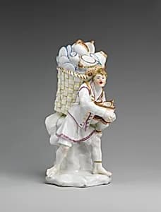 Portrait of Simon Guillain II|Annibale Carracci|Giuseppe Gricci|Capodimonte Porcelain Manufactory