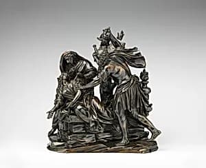 The sacrifice of Jephthah's daughter by Massimiliano Soldani
