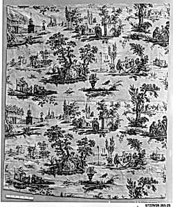 "The Tuileries Gardens" by Oberkampf Manufactory|Jean-Baptiste Huet I