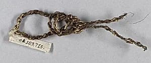 Tinsel and metal thread by Unknown Artist