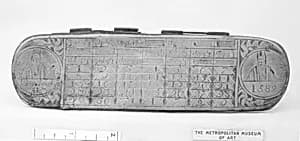 Tobacco box lid by Unknown Artist