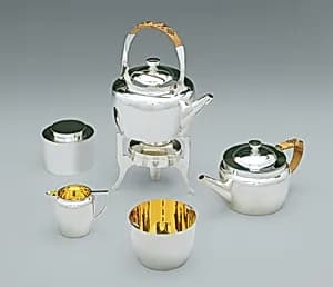 Traveling tea set by Christopher Dresser|Hukin & Heath
