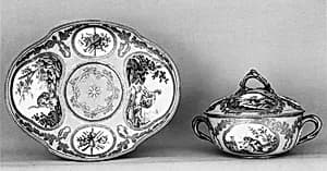 Tray by Sèvres Manufactory|François-Joseph Aloncle|Jean-Pierre Boulanger