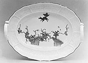 Tray by Meissen Manufactory