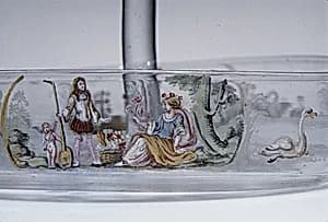 Tray for twelve schnapps glasses by Unknown Artist