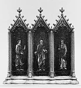Triptych (one of a pair) by Unknown Artist
