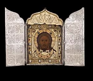Triptych with the Mandylion