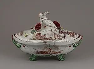 Tureen with cover by Veuve Perrin Factory