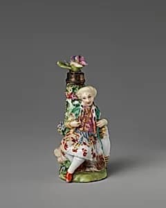 Turk with a pipe by Chelsea Porcelain Manufactory