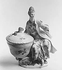 Turkish woman by Meissen Manufactory|Johann Joachim Kändler