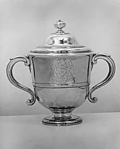 Two-handled cup with cover by Simon Pantin I